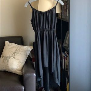Black High-Low Dress